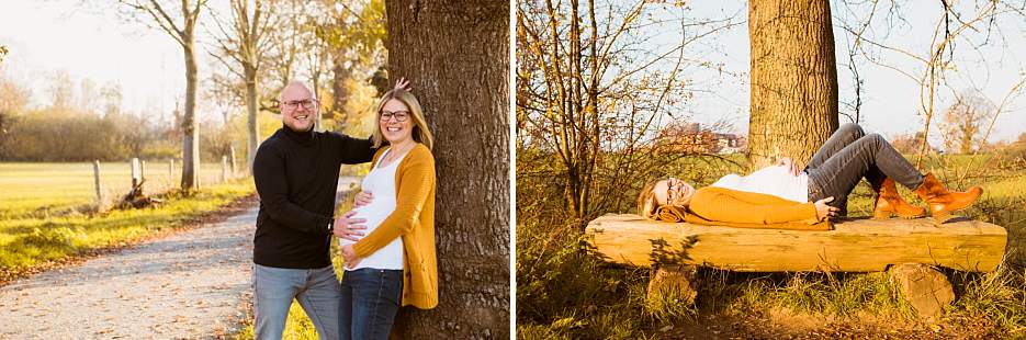 Babybauchfotografie natürlich